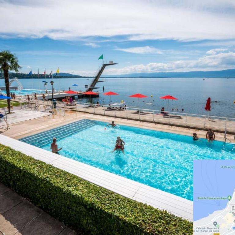 T3 Duplex Thonon Centre - Parking - Gare - Thermes - Two-Bedroom Apartment - 21
