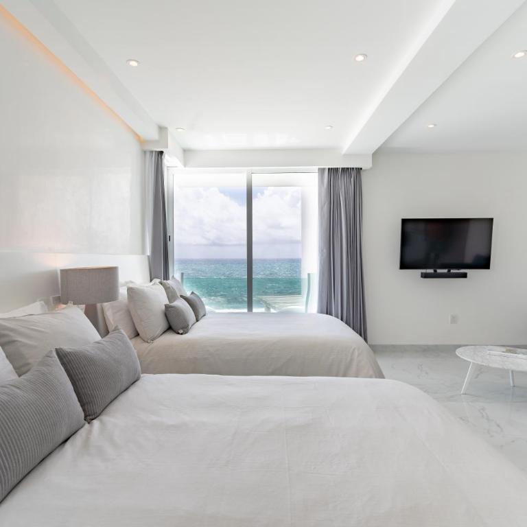 Beachfront Suite Deluxe -Best Ocean View, Resort with beach, Gym and Spa - Deluxe One-Bedroom Apartment with Ocean View - 14