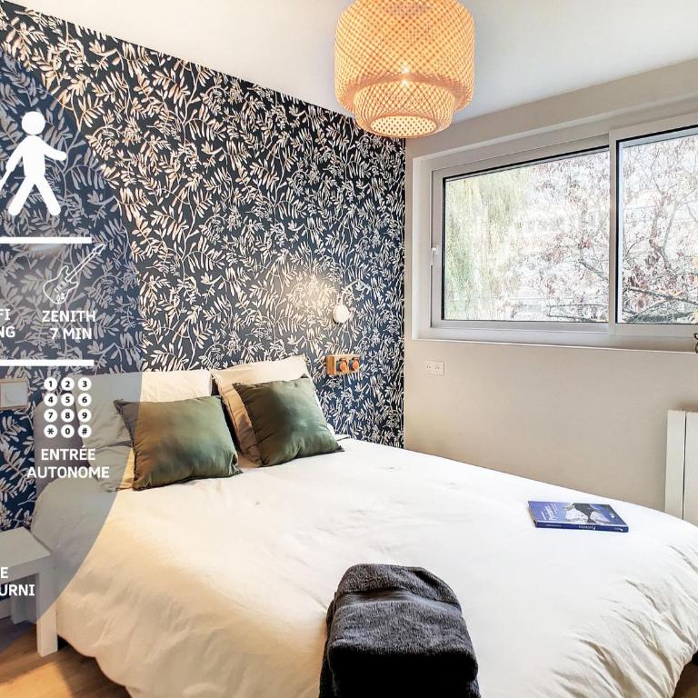 Appartement Ancely tout neuf déco aéro - parking gratuit - Proche Blagnac - Apartment mit 2 Zimmern - 1