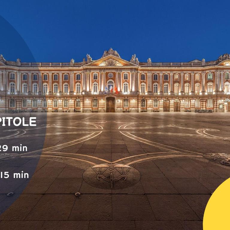 Appartement Ancely tout neuf déco aéro - parking gratuit - Proche Blagnac - Apartment mit 2 Zimmern - 46