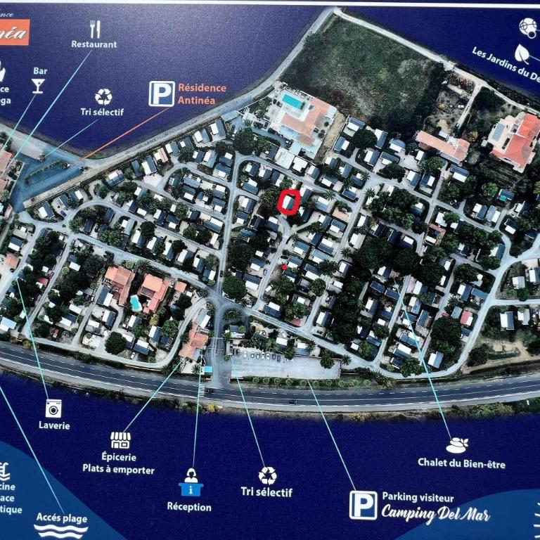 Camping Del Mar 10, Mobil home Petit Paradis, 6 personnes, Bord de mer, Camping Del Mar Village - Mobile Home - 39
