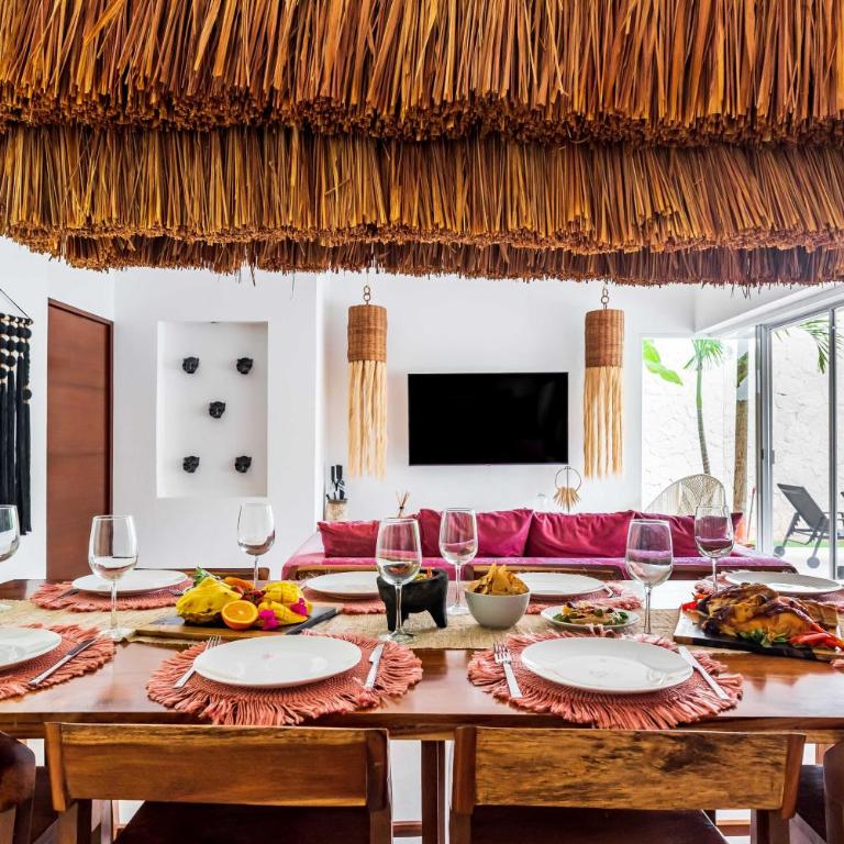 Villa Ek'Balam & Villa Flamingo, Luxury Villas, Private Pool, Private Garden, Jacuzzi, 24h Security - Three-Bedroom Villa 7 - 18