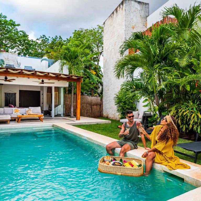 Villa Ek'Balam & Villa Flamingo, Luxury Villas, Private Pool, Private Garden, Jacuzzi, 24h Security - Three-Bedroom Villa 7 - 6