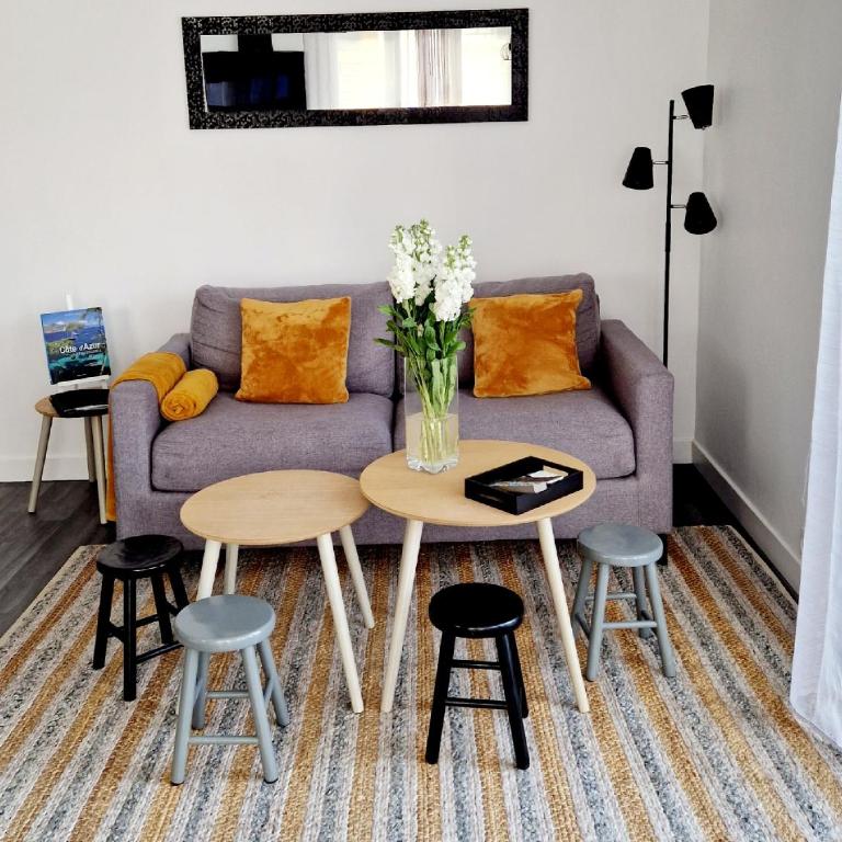 Nice Charmant 3 pièces proche mer Parking - Appartement 2 Chambres - 4