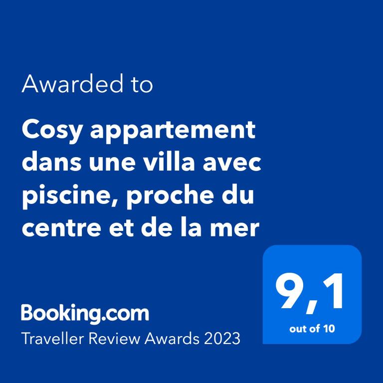 Cosy appartement dans une villa avec piscine, proche du centre et de la mer - Apartamento de 1 dormitorio - 31