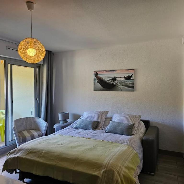 Petit paradis classé 3 étoiles à 200m de la plage! Terrasse-Wifi-Parking-clim - Studio mit Terrasse - 6