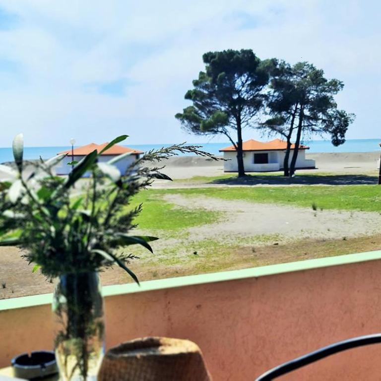 FKK Ada Bojana - Dvokrevetna Soba sa Bračnim Krevetom sa Balkonom i Pogledom na More - 28