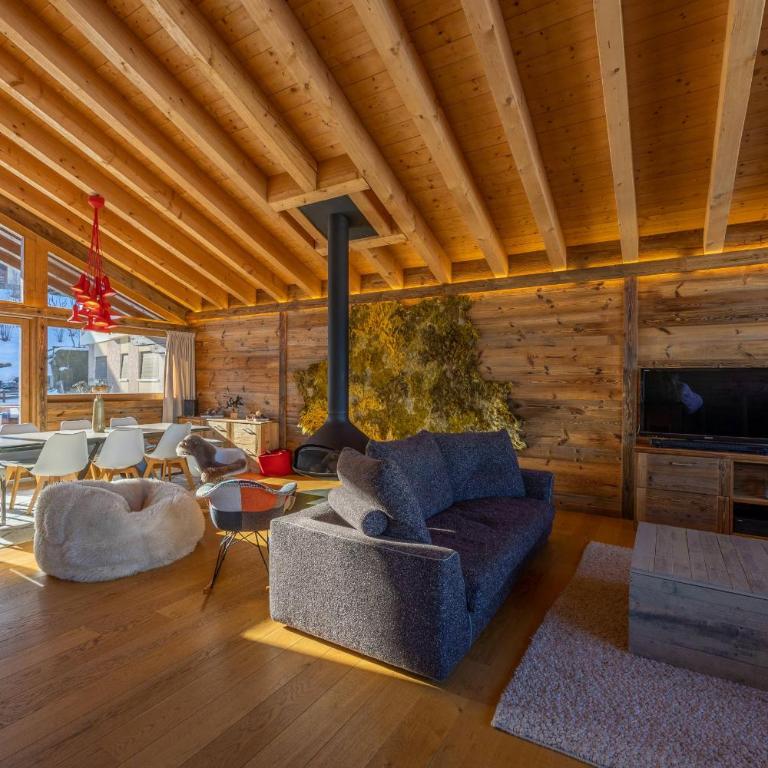 Le Grimpeur, Mer de Glace Spa Access, 50m from ski lift - Duplex Apartment - 1