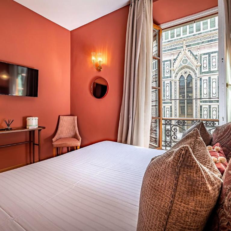 Hotel Duomo Firenze - Camera Superior Matrimoniale/Doppia con Letti Singoli con Vista - 1