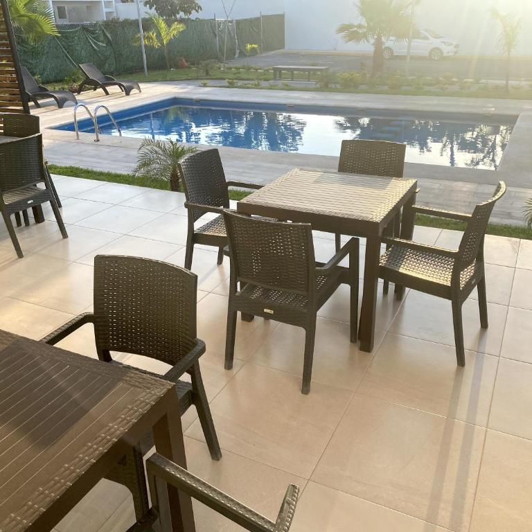 Casa en condominio privado, Alberca, terraza a 10 min de Playa Marlin - Three-Bedroom House - 26