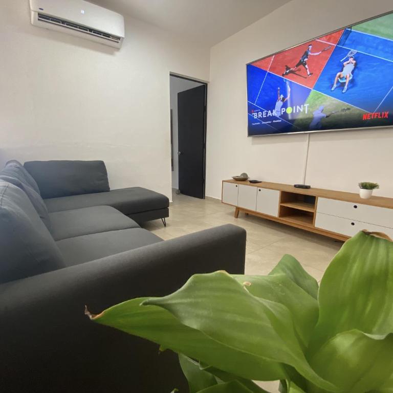 Casa en condominio privado, Alberca, terraza a 10 min de Playa Marlin - Three-Bedroom House - 17
