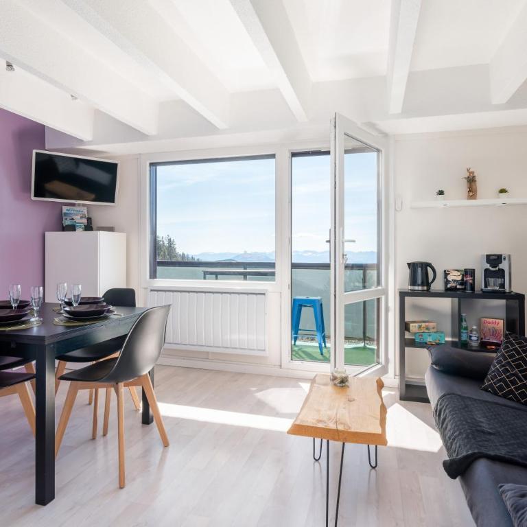 Studio NATHEN - Parking - Wifi - Balcon Sud ouest - Chamrousse 1650 - Monolocale con Vista Montagna - 3
