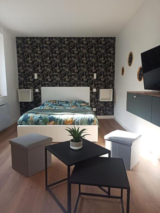 Superbe studio avec cour et parking gratuit à 5 min du château - Apartamento de 1 dormitorio - 11