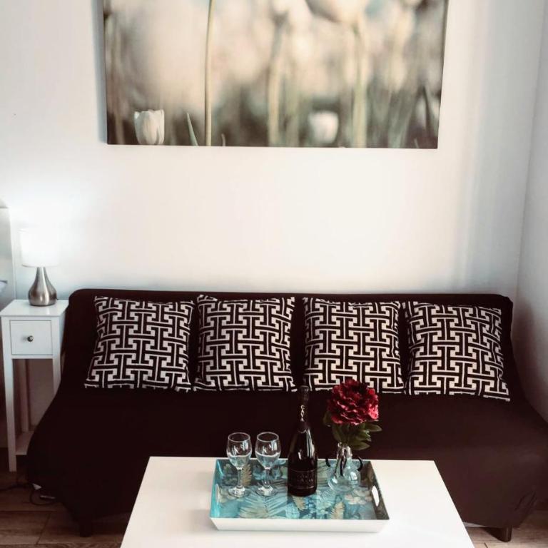 Puerto Banus Apartment near beachfront, big sunny terrace, pool, tennis court, parking & movies projector - One-Bedroom Apartment - 19