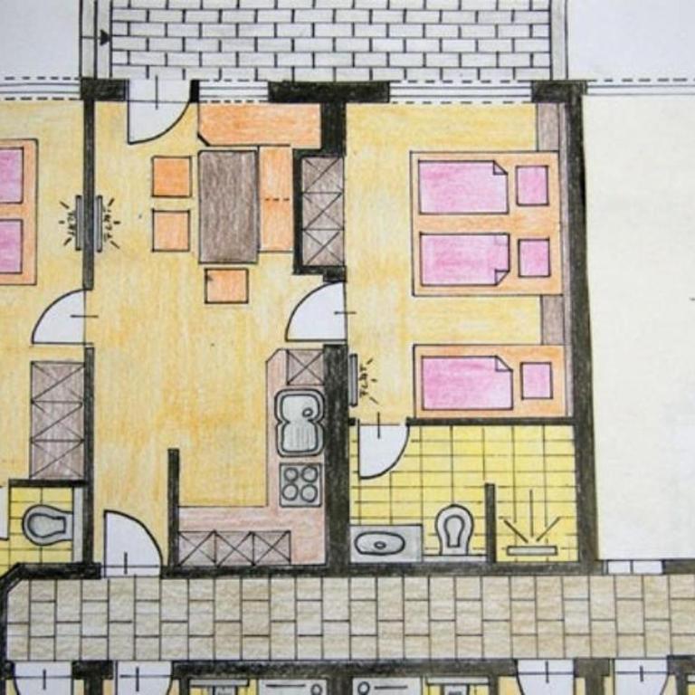 Appartementhaus Bergblick - Apartment mit 2 Schlafzimmern und Dusche - 1