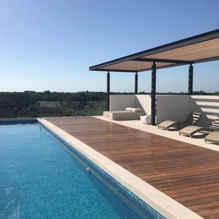 Tulum Luxury Apartments - Apartamento Clásico de 1 dormitorio con cama extragrande - 9