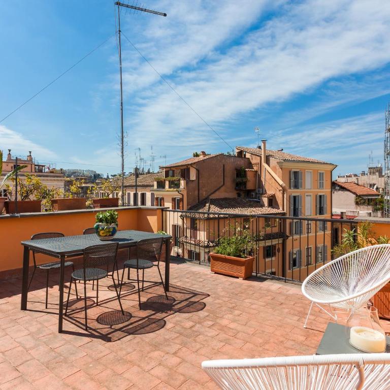 Rome as you feel - Baullari with terrace - Appartamento su 2 Livelli con 1 Camera da Letto - 1