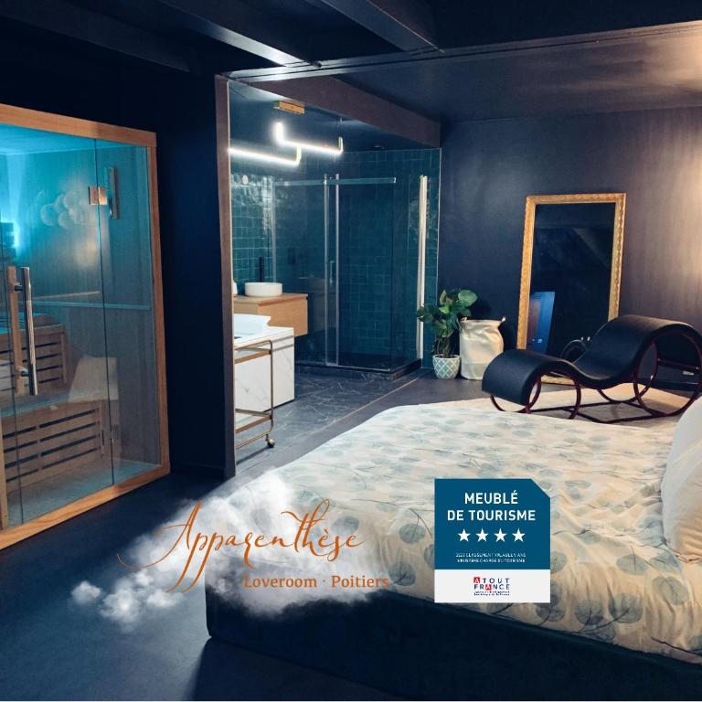 Apparenthèse Love Room Jacuzzi Sauna - Appartement 1 Chambre - 2