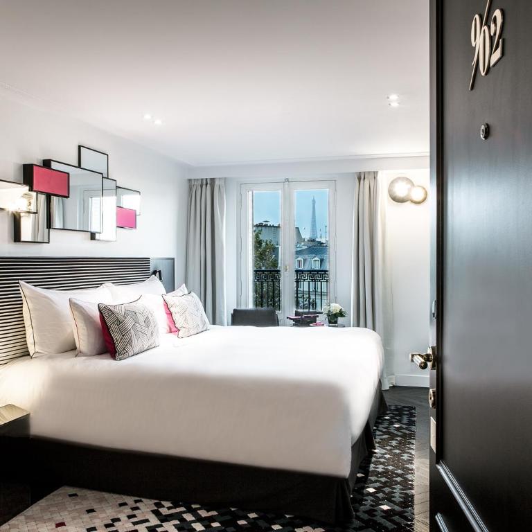 Fauchon l'Hôtel Paris - Chambre Double Deluxe - Vue sur Tour Eiffel - 7