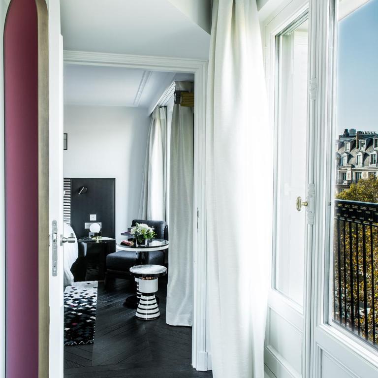 Fauchon l'Hôtel Paris - Chambre Double Deluxe - Vue sur Tour Eiffel - 8