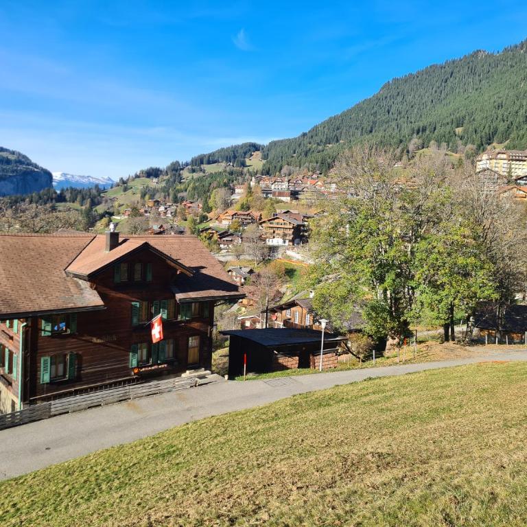 Traditional Ski Chalet in Wengen - Top Floor - Apartment mit 1 Schlafzimmer - 5