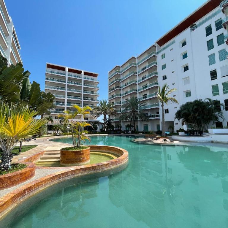 Tu Refugio Ideal ubicado en Marina Mazatlán by G P S rentas - One-Bedroom Apartment - 8