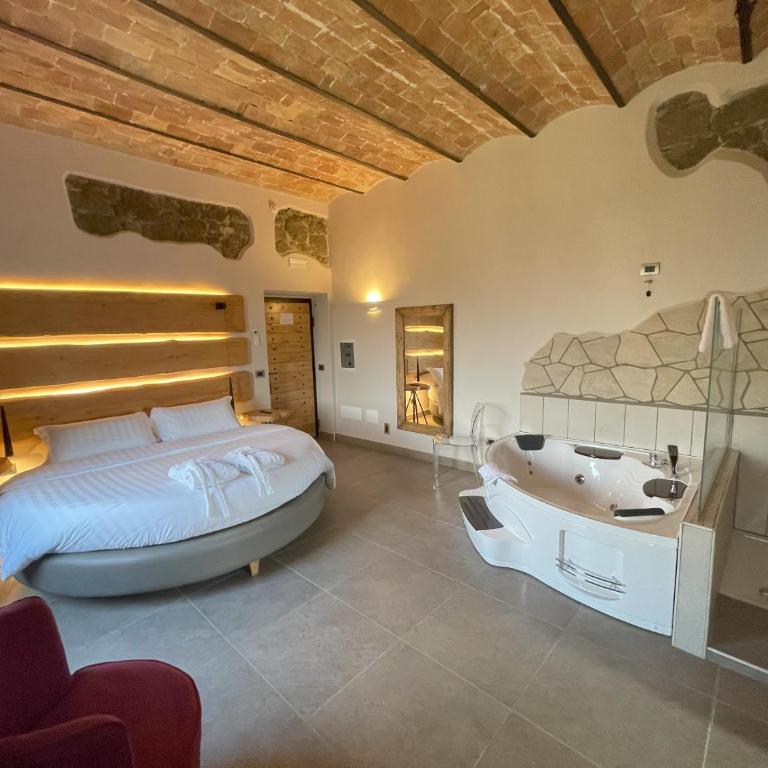 Villa Paladini - Suite Lit King-Size avec Baignoire Spa - 8
