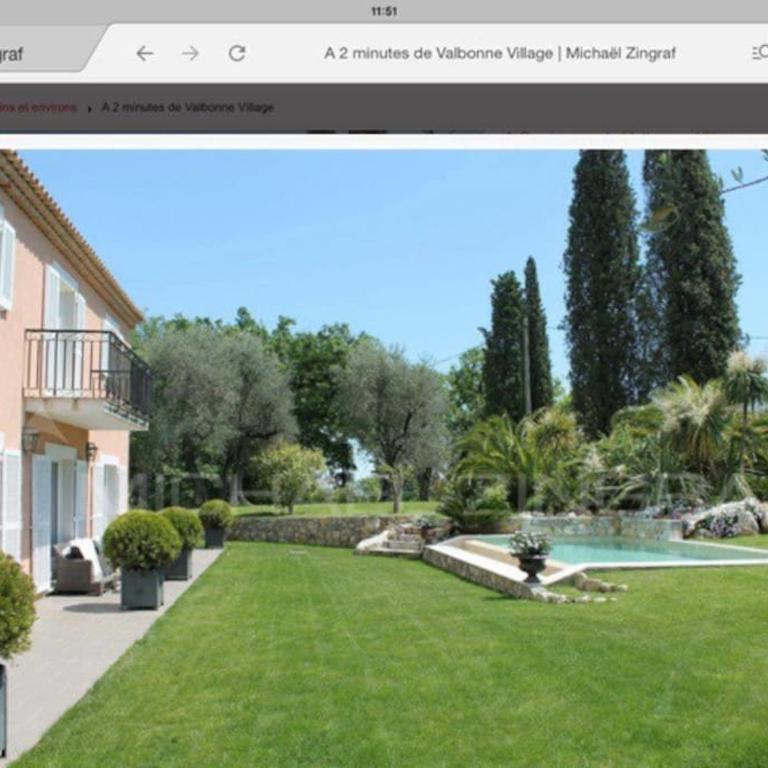 Villa Ty Laouen- villa confort avec piscine et jacuzzi- Parc -Opio-Valbonne - Villa - 2