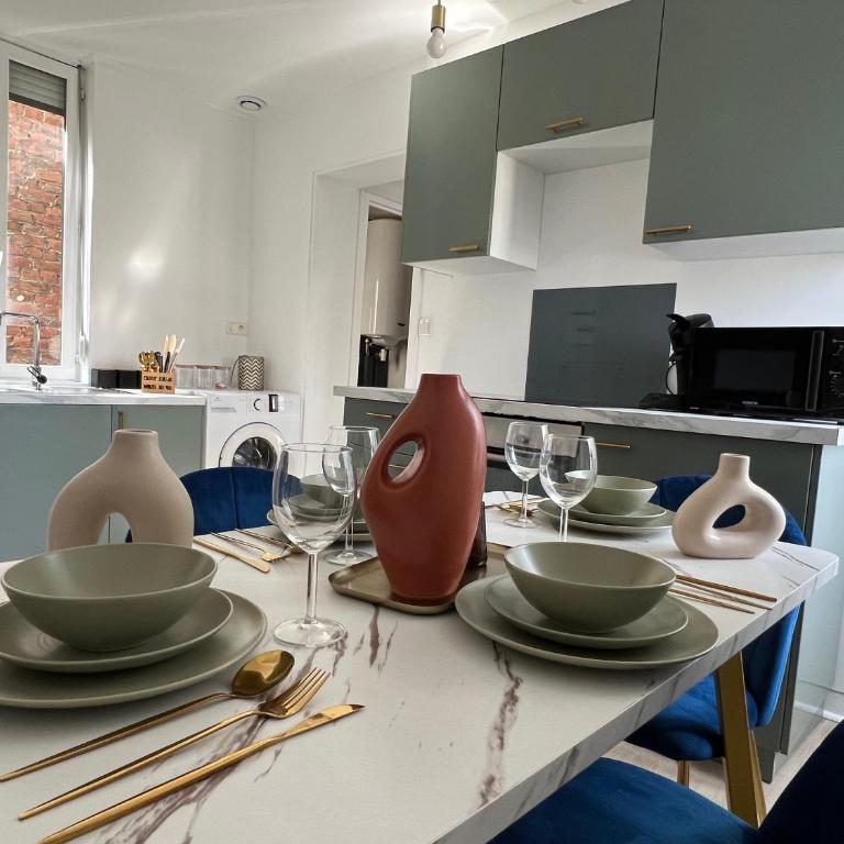 Le Saphir de Calais - Chic et élegant - Appartement 2 Chambres - 12