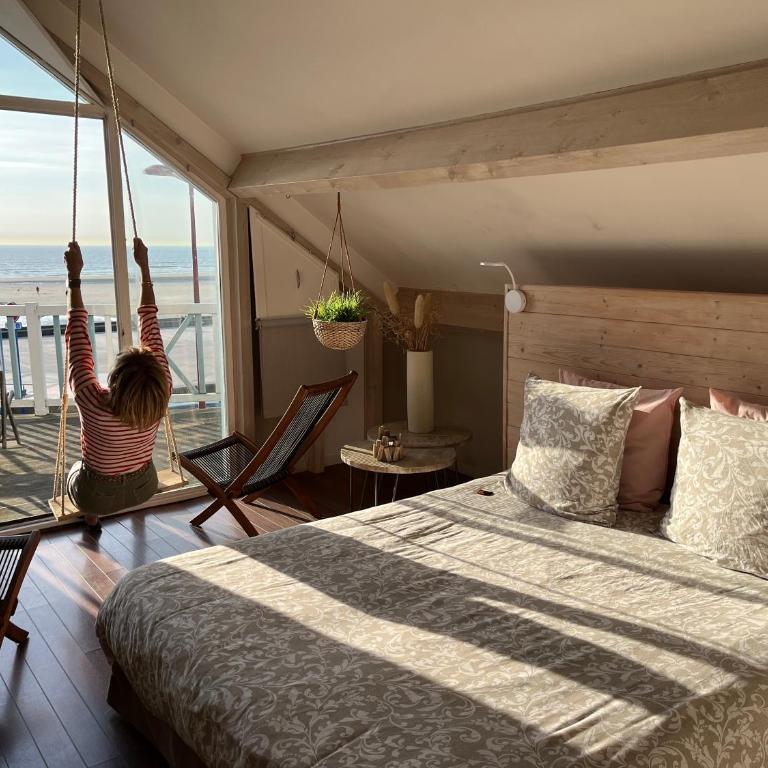 Villa Trémail - La plage au pied de votre chambre - Chambre Double Deluxe - Vue sur Mer - 20