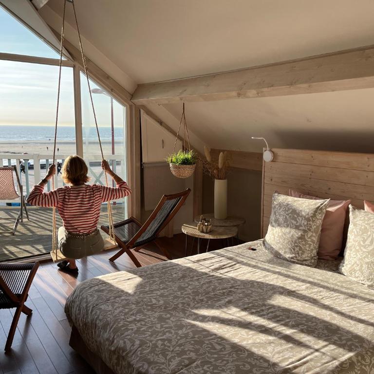 Villa Trémail - La plage au pied de votre chambre - Chambre Double Deluxe - Vue sur Mer - 25