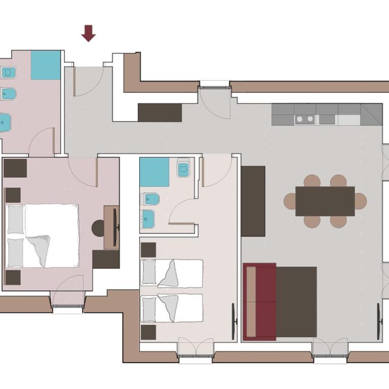 Antico Albergo Stella d'Italia - Apartamento de 2 dormitorios - 11