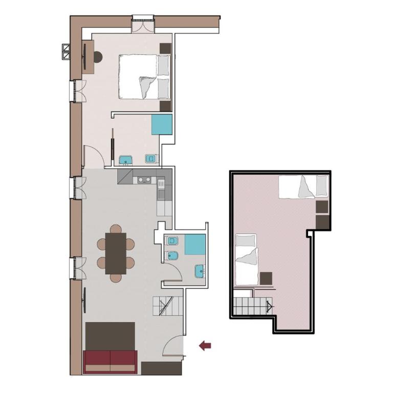 Antico Albergo Stella d'Italia - Apartamento - 2 niveles - 12