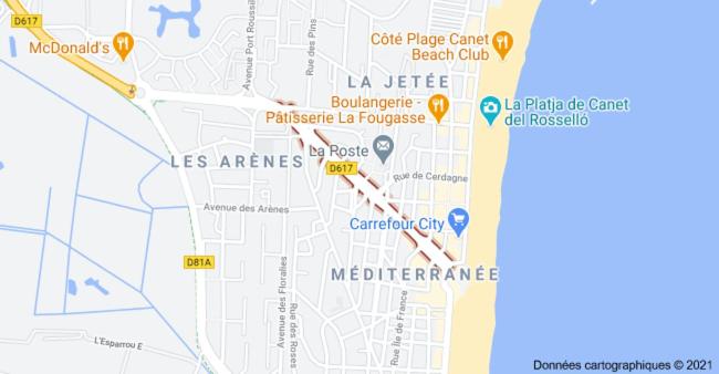 Canet-Plage TERRASSE SUD A 50M DE LA plage - Appartement 1 Chambre - 42