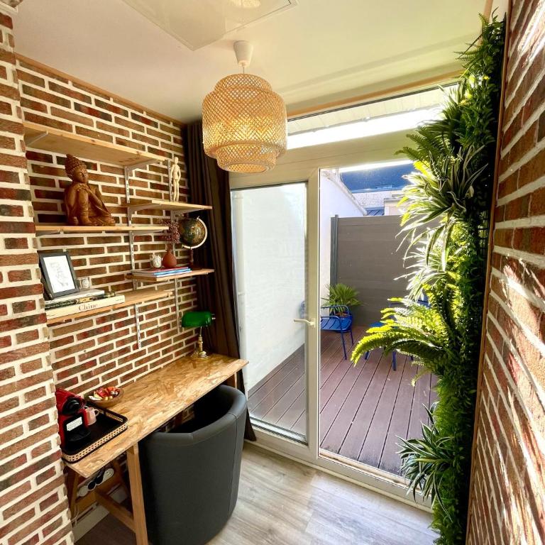 Escale Bohème - 500m Gare - Terrasse - Appartement 1 Chambre avec Terrasse - 14