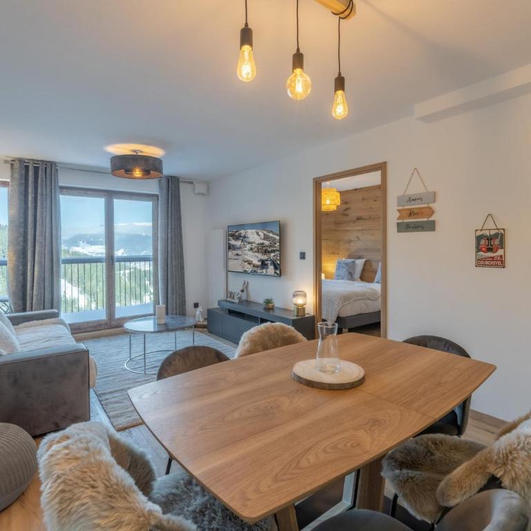 Bel appartement familial avec retour skis aux pieds et parking à Courchevel 1650 - FR-1-563-127 - Apartamento - 4