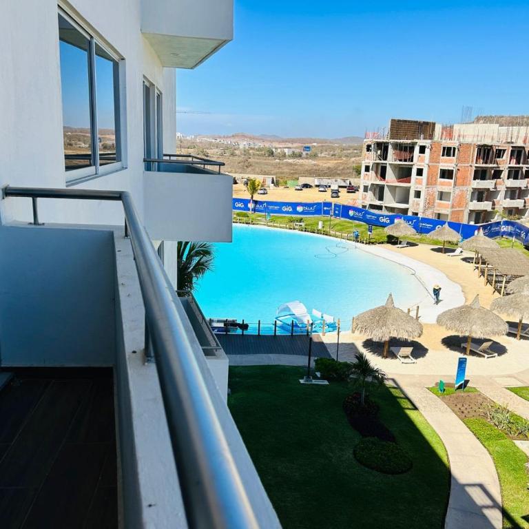alberca tipo playa,10 min de la playa by G P S rentas - Two-Bedroom Apartment - 9