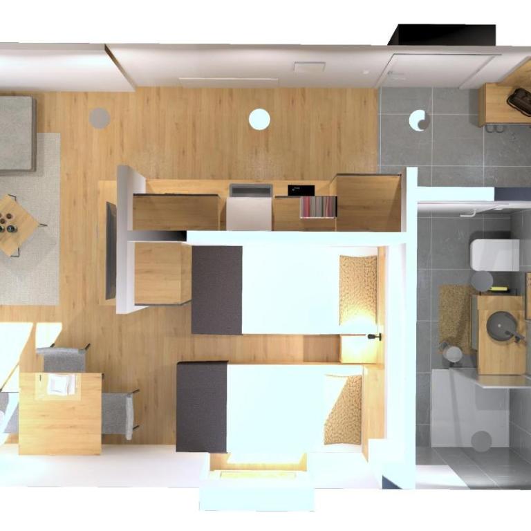 Apartments Austria - Studio mit Dusche - 4