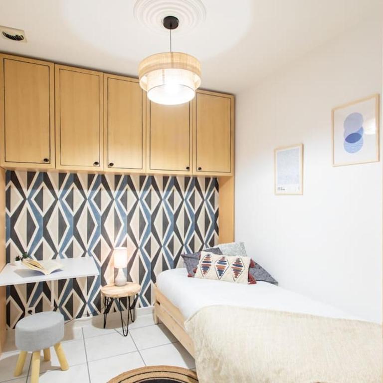 C16 -Staywiz us - 2 BDR Rue Antibes 4 min Palais Festivals - AC & Terrace - Apartamento de 2 dormitorios - 9
