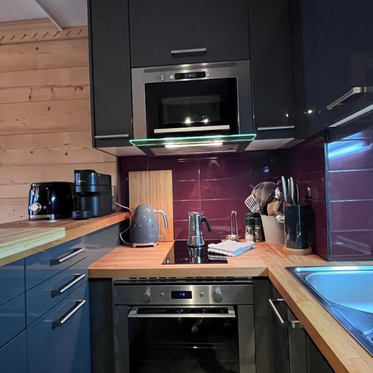 Le 41 du Lyret - Appartement type studio pour deux avec vue sur les Aiguilles dans Chamonix Centre - Estudio con vistas a las montañas - 17