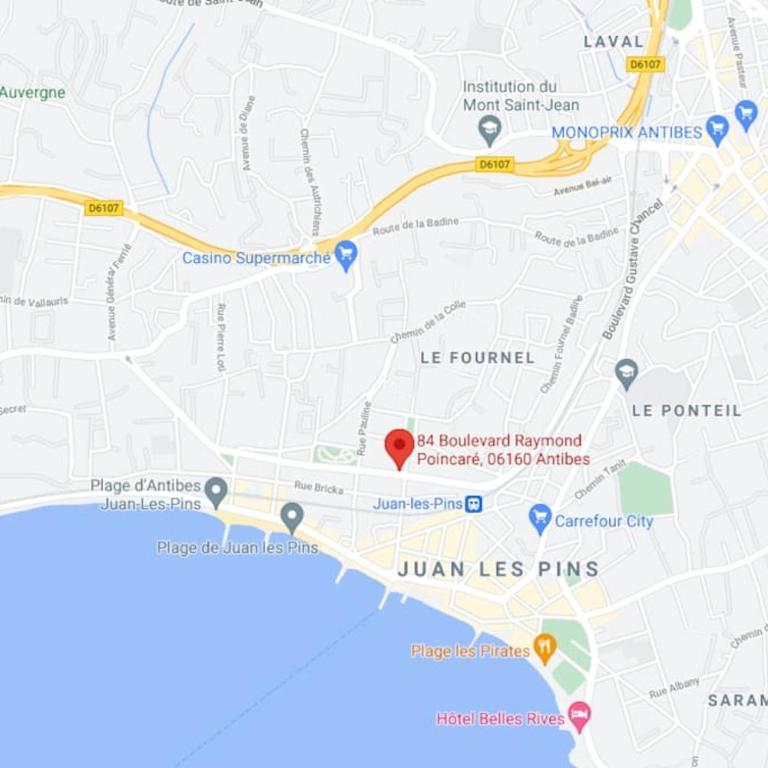 LE SYLVAPLANA JUAN LES PINS Terrasse 30m2 - Apartment mit 1 Schlafzimmer - 12