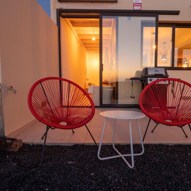 Villa Calderón Hondo. Top design , views and pool Lajares-Corralejo - Two-Bedroom Villa - 38