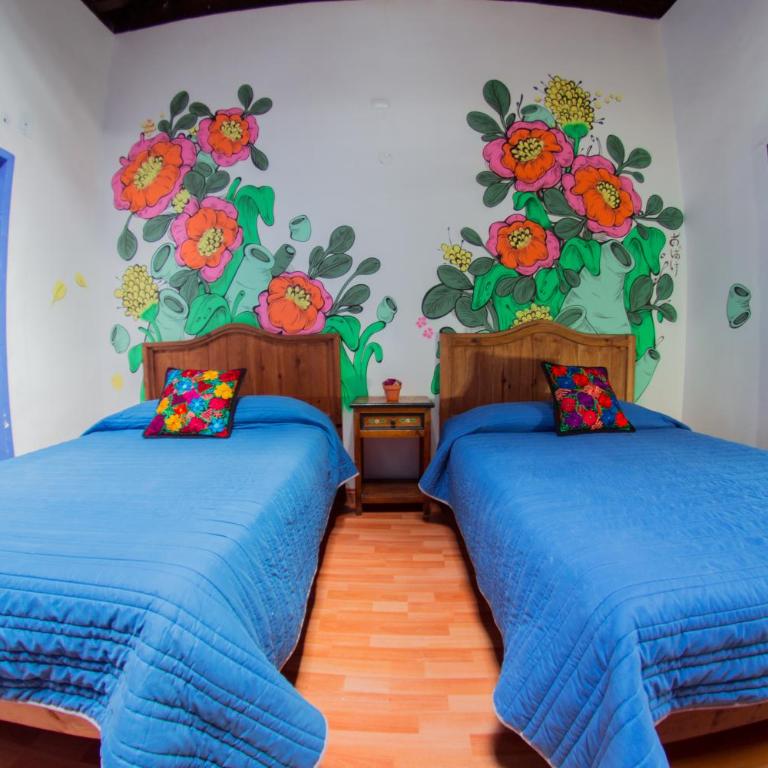 Gente de Más Hostel - Habitación Doble - 2 camas - 2