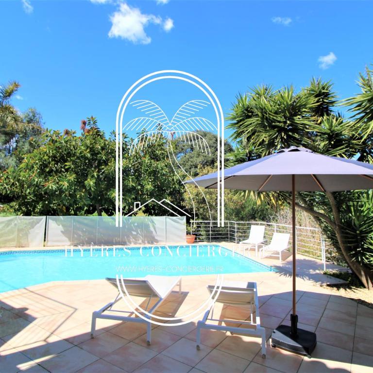 Villa l'Arbanaise vue mer piscine presqu'Ile Giens BY HC - Villa - 39