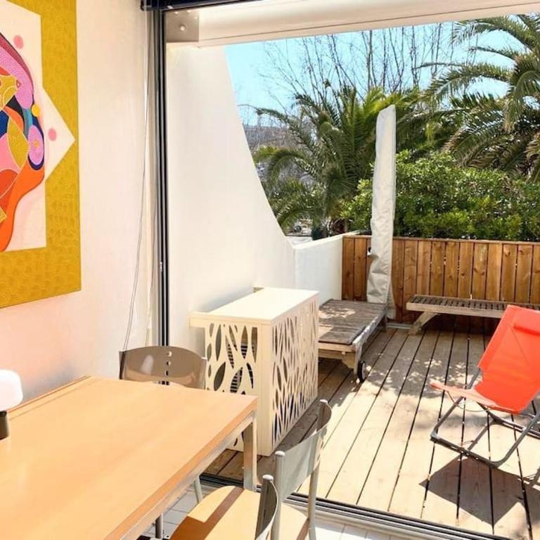 Le Murmure du Palmier * Mer à 2 min * Parking Privé * Terrasse - Apartment with Terrace - 18