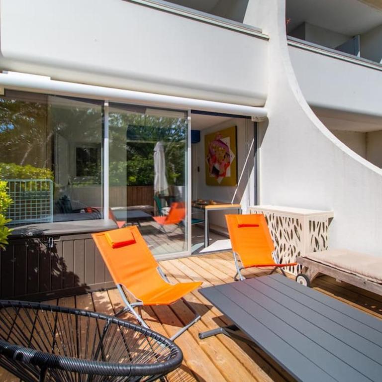 Le Murmure du Palmier * Mer à 2 min * Parking Privé * Terrasse - Apartment with Terrace - 25