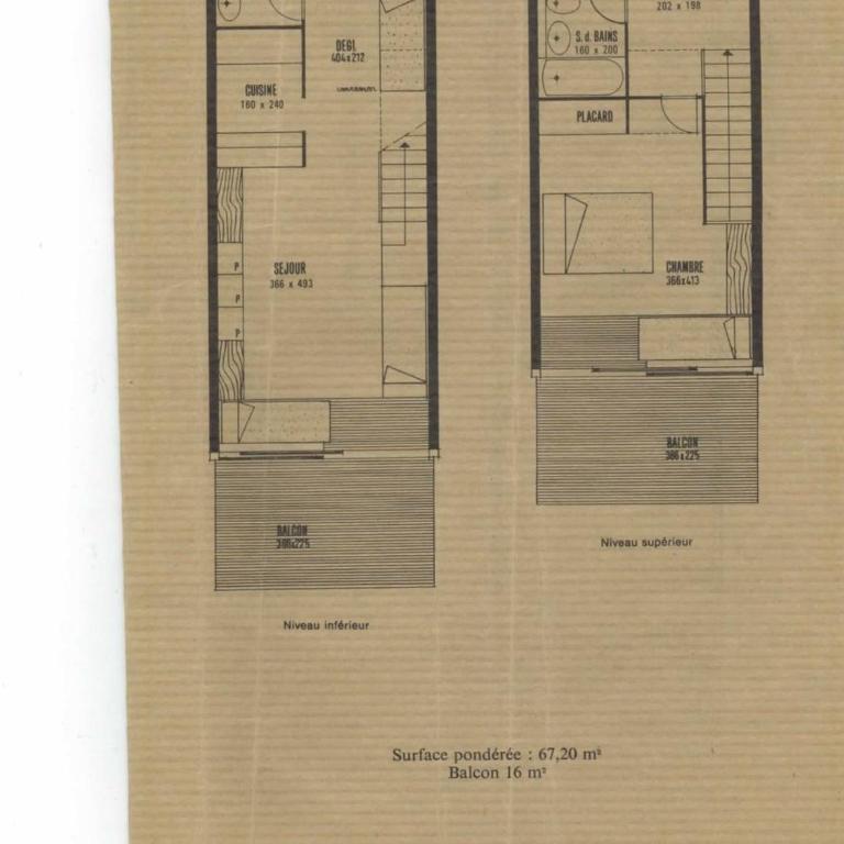 Confortable 2 pièces 7 pers. Arc 1600, parking et WiFi, proche pistes - FR-1-411-504 - Appartement (7 Adultes) - 4
