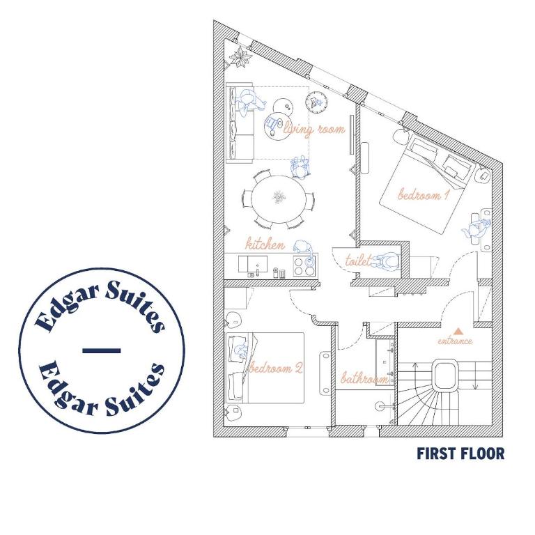 Edgar Suites Auteuil - Le Marois - Apartment N°10 : 2-bedrooms - 10