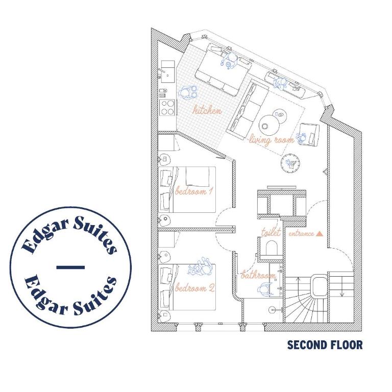 Edgar Suites Auteuil - Le Marois - Apartment N°20 : 2-bedrooms - 11