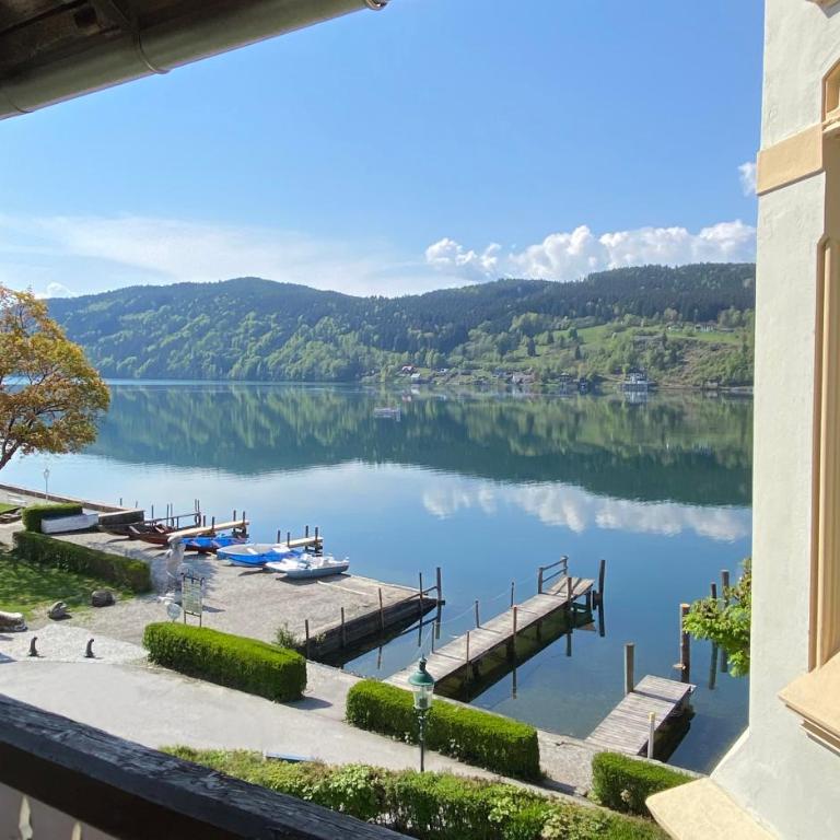 Villa Streintz - Doppelzimmer mit Balkon und Seeblick - 4